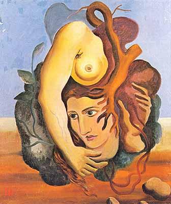 Ismael Nery Composicao Surrealista oil painting image